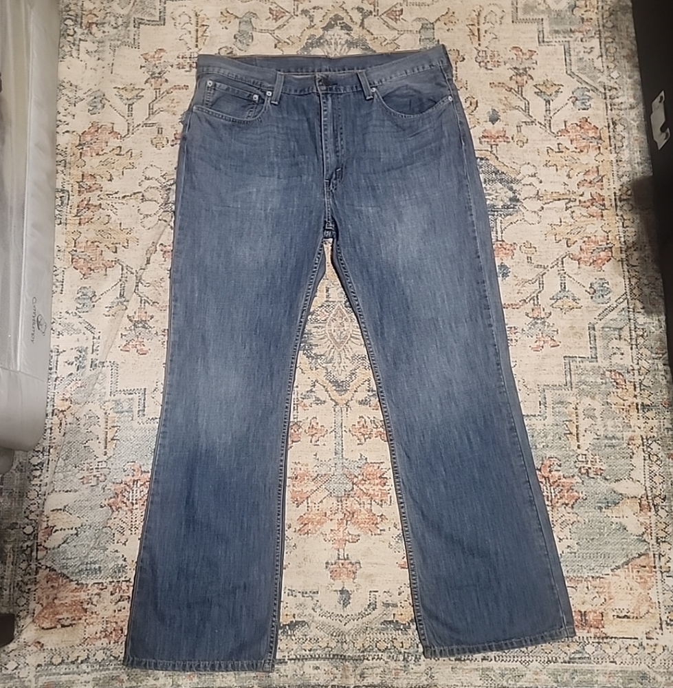 Men's Levi's Blue Bootcut Jeans Classic Style W38 L32
